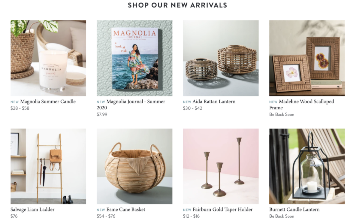 personalized product recommendations