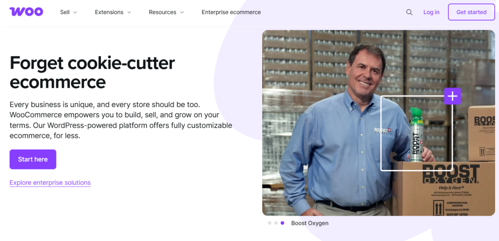 WooCommerce Home Page