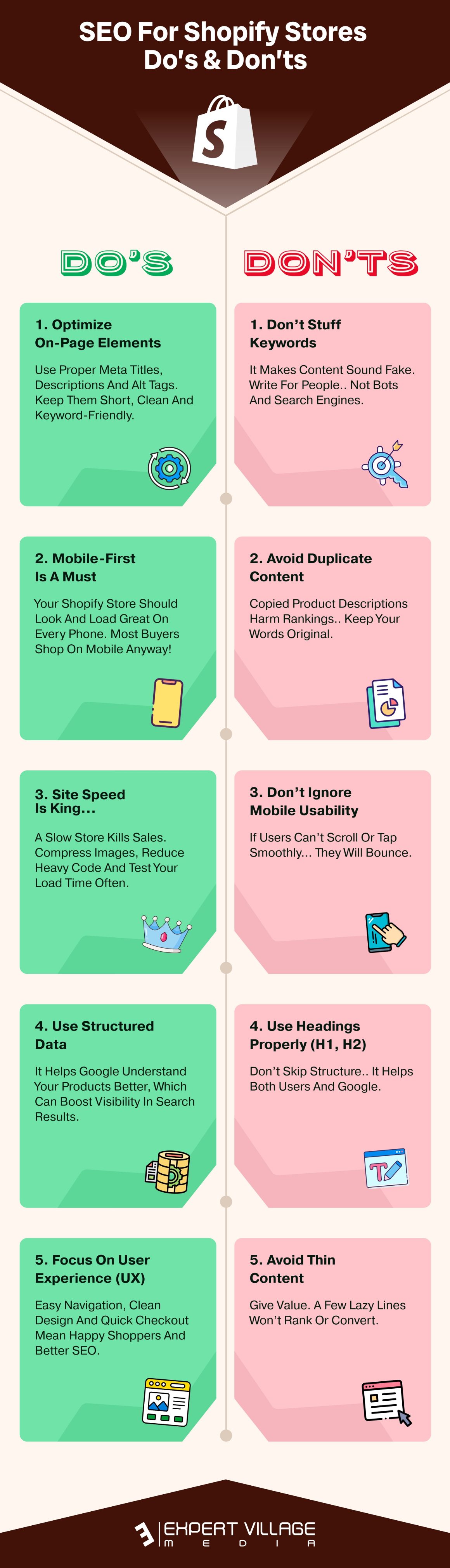 Shopify SEO Do's & Dont's