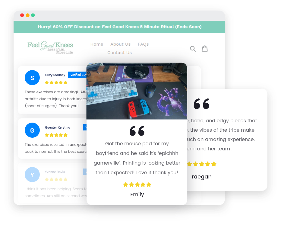 Generate more customer testimonials and product reviews