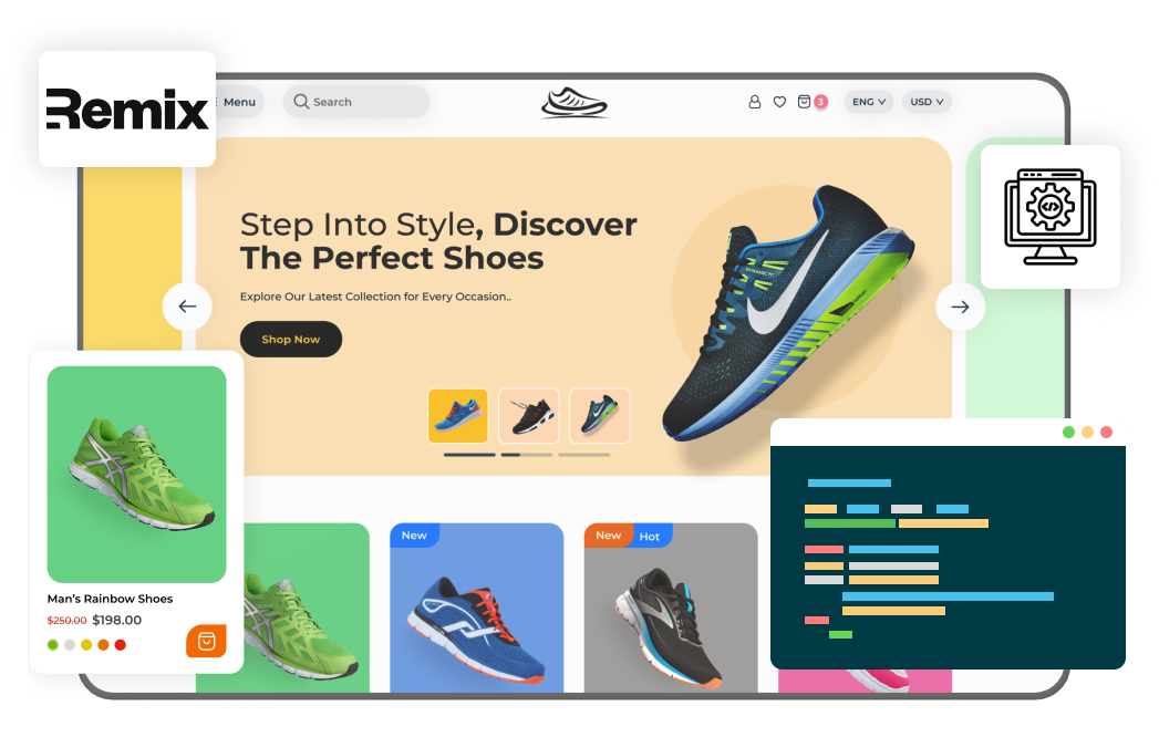 Custom Remix JS Design