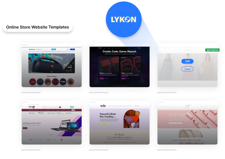 Vastselectionoftemplates Vast selection of templates